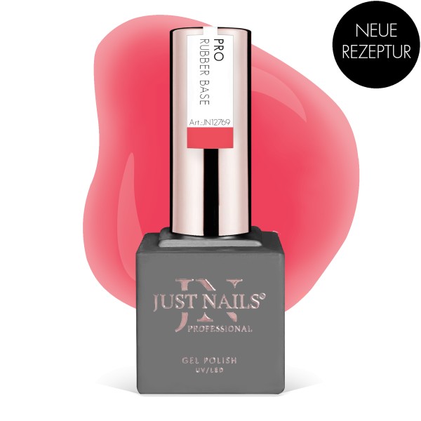 JUSTNAILS Pro Rubber Builder - VIVID CRUSH- Shellac Hybrid Soak-off