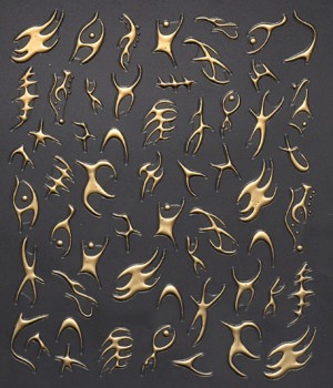 JUSTNAILS Sticker Tribal gold *ABVERKAUF JUSTNAILS Sticker Tribal gold *ABVERKAUF