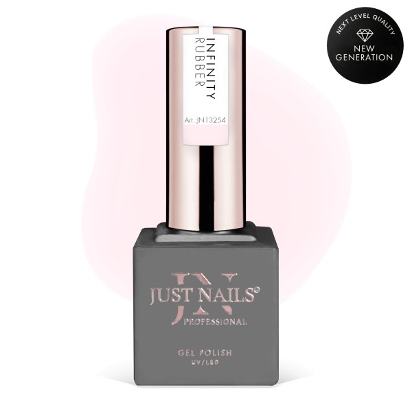 JUSTNAILS Rubber Gel INFINITY BASE - MORNING HAZE