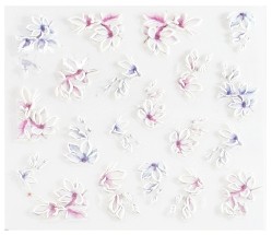 JUSTNAILS 5D Sticker selbstklebend Blüten 2