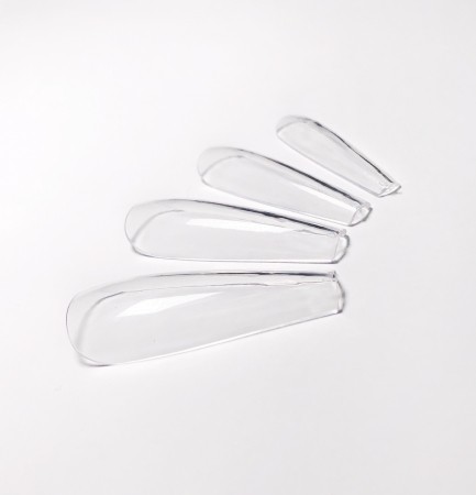 JUSTNAILS JUST PRESS - Long Coffin Fullcover Press On Tips Nails