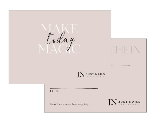 Geschenkgutschein JUSTNAILS
