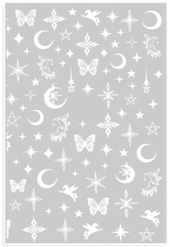 JUSTNAILS Sticker weiß Astro 1006 JUSTNAILS Sticker weiß Astro 1006