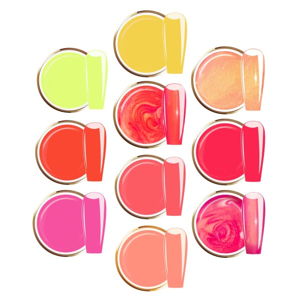 JUSTNAILS Farbgel SUMMER SET - 01