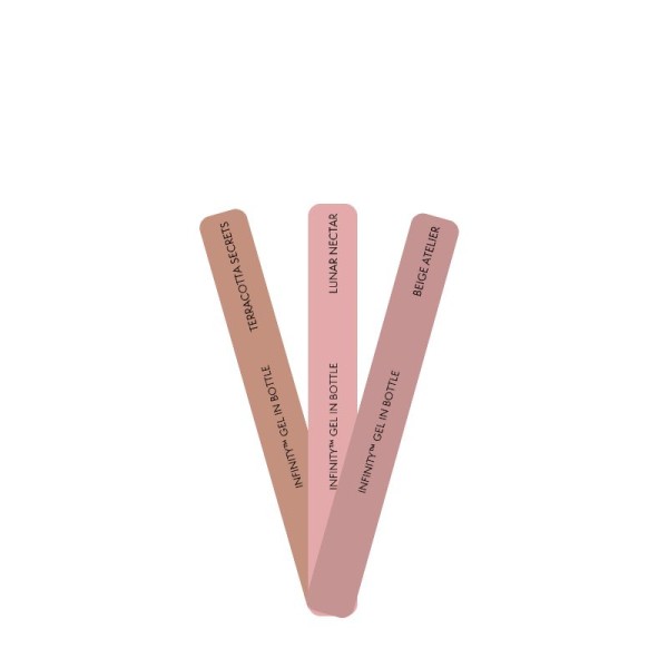 Muster Tip Swatch Labels: INFINITY Gel in Bottle