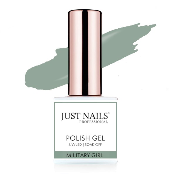 JUSTNAILS Gel Polish Color - MILITARY GIRL - Shellac Soak-off
