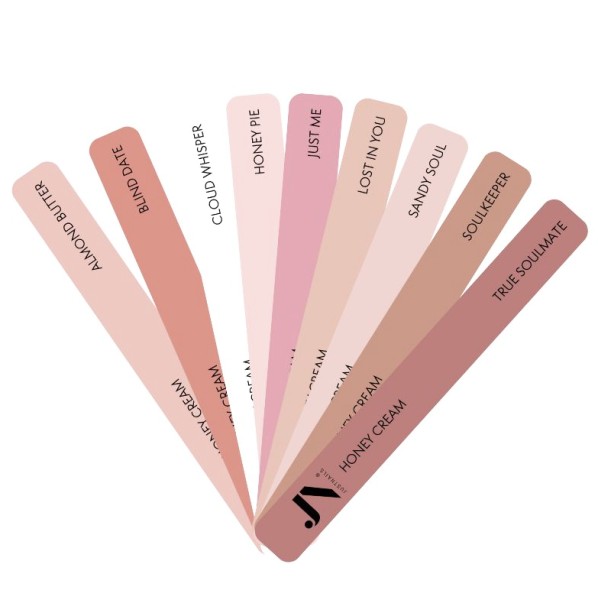 Muster Tip Swatch Labels: HONEY CREAM