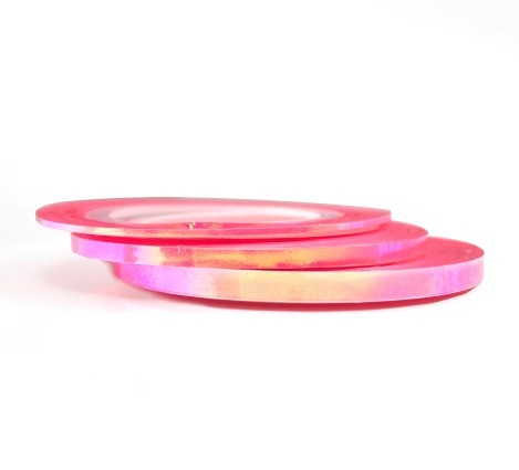 JUSTNAILS Irisierende Stripes Rosa Set
