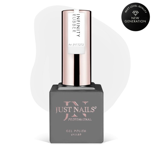 JUSTNAILS Rubber Gel INFINITY Base - CLEAR