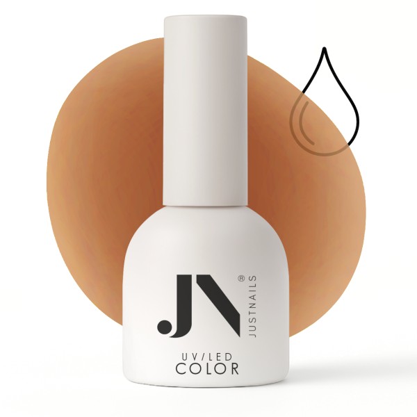 JUSTNAILS Gel GLAS Polish Color - Caramel Spell - Shellac Soak-off