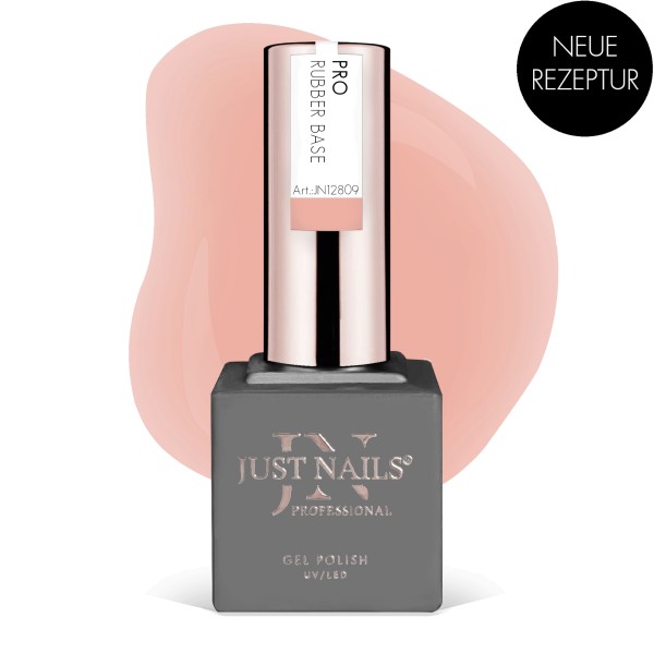 JUSTNAILS Pro Rubber Builder - GENTLE SHEEN - Shellac Hybrid Soak-off