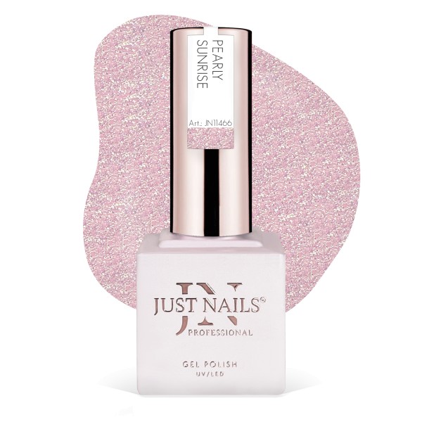 JUSTNAILS Gel Polish Color - PEARLY SUNRISE - Polish Shellac Soak-off