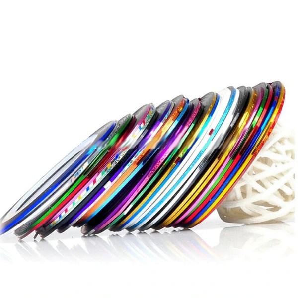 JUSTNAILS Stripes Rolle selbstklebend