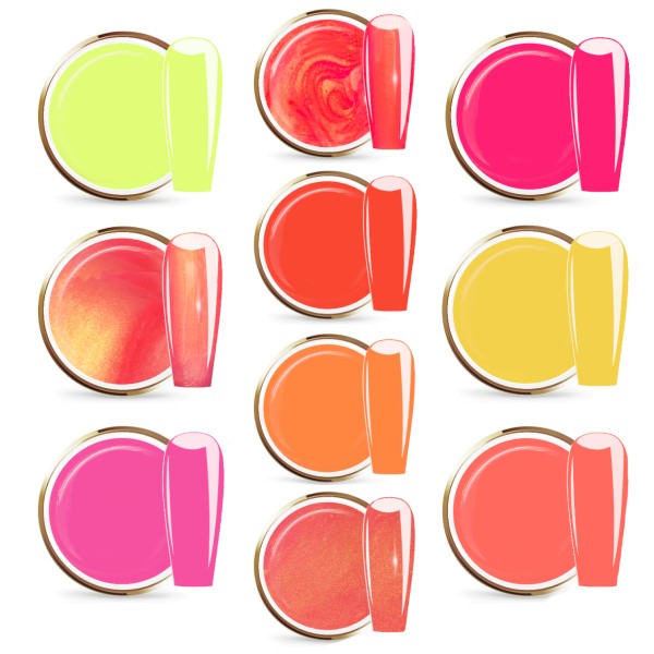 JUSTNAILS Farbgel SUMMER SET - 01