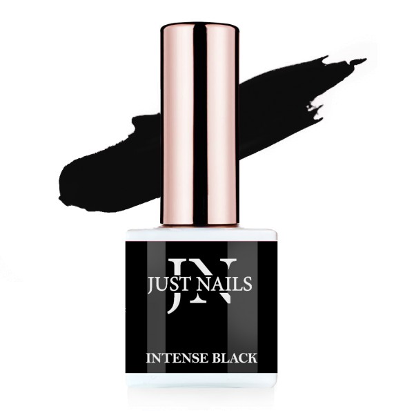 JUSTNAILS Flexi Colour - Intense Black - Polish Shellac Soak-off Gel 12ml