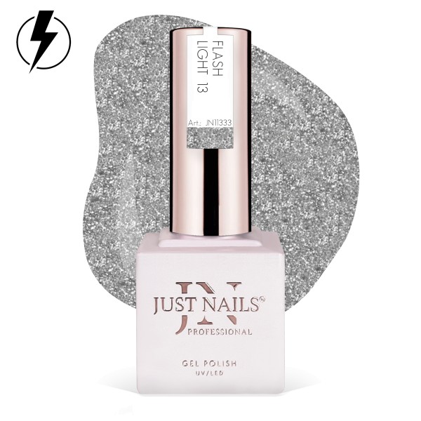 JUSTNAILS Gel Polish Color - Flash Light 13 - Shellac Soak-off