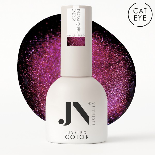 JUSTNAILS Polish Gel 5D Cat Eye - Drama Queen Energy