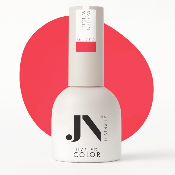 JUSTNAILS Gel Polish Color - Molten Melon - Shellac Soak-off