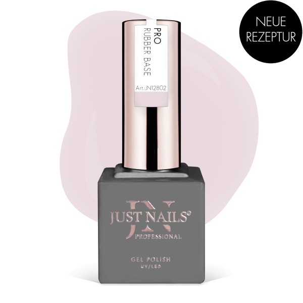JUSTNAILS Pro Rubber Builder - CREAMY HAZE - Shellac Hybrid Soak-off