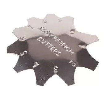 JUSTNAILS Acryl Edge Cutter silver