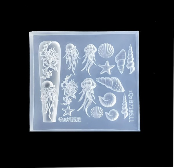 JUSTNAILS Silikon Mold Form Sea - 150