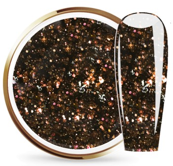 JUSTNAILS Glittergel Swiss Chocolate JUSTNAILS Glittergel Swiss Chocolate