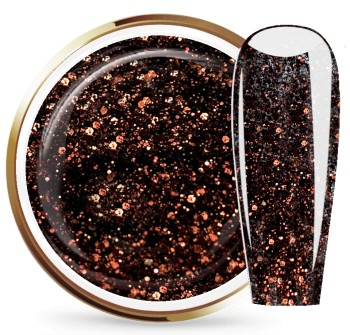 JUSTNAILS Glittergel Brownies & Cream JUSTNAILS Glittergel Brownies & Cream