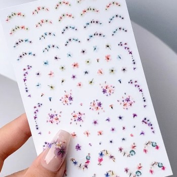 JUSTNAILS Sticker Aquarelle Flowers 975 JUSTNAILS Sticker Aquarelle Flowers 975