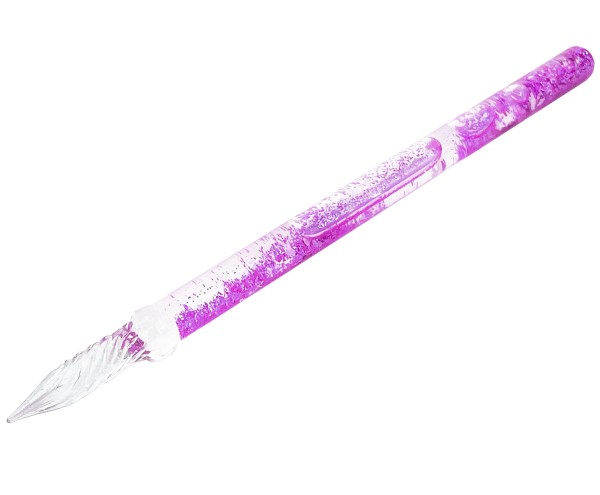 JUSTNAILS Premium Glas Aufbaugel Pinsel Glitter Violett