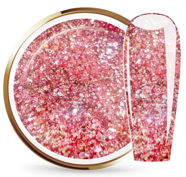 JUSTNAILS Glittergel Champagne Crime