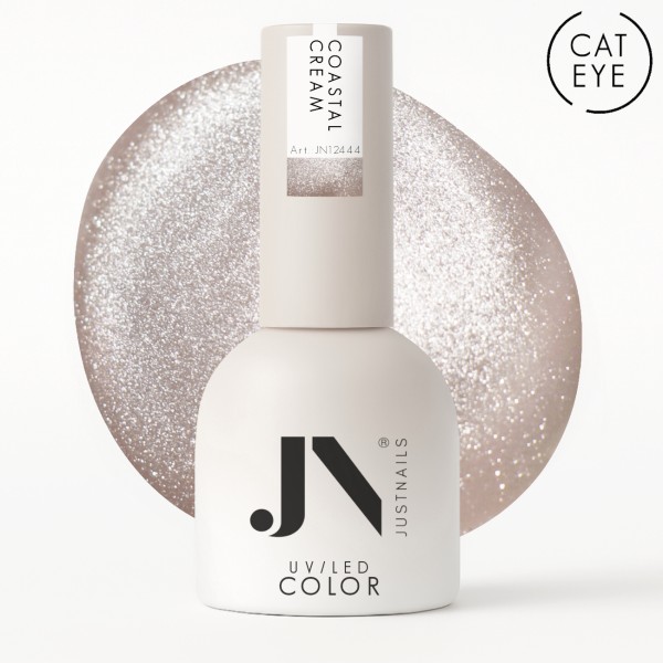 JUSTNAILS Polish Gel 5D Cat Eye - COASTAL CREAM