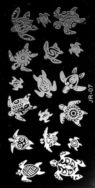 JUSTNAILS Stamping Schablone M (07)