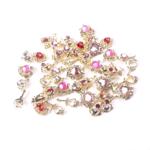 JUSTNAILS Charms Mix gold 02 50pcs