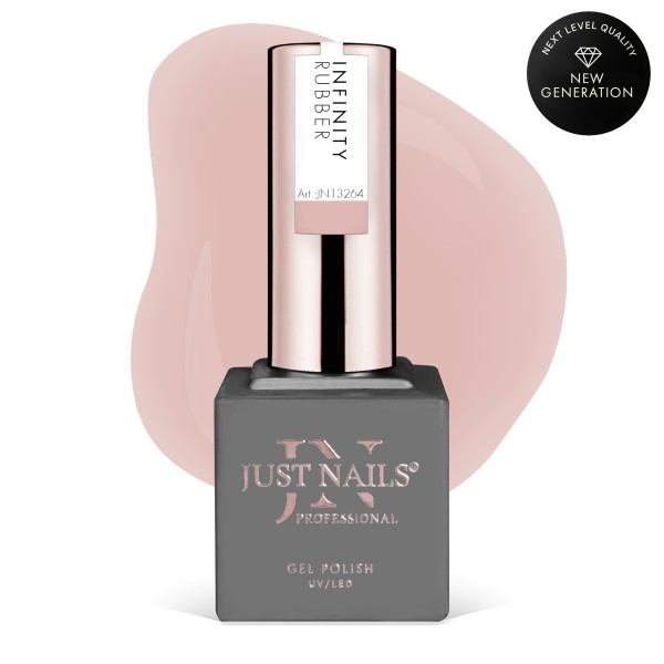 JUSTNAILS Rubber Gel INFINITY BASE - CREME D' NUDE