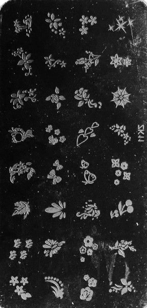 JUSTNAILS Stamping Schablone M (11)