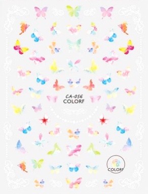 JUSTNAILS 3D Schmetterling Butterfly Sticker selbstklebend - 04