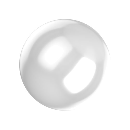 LUXINI ® SHAPE Crystal Glas Rhinstones High Quality - Cabochon Round White